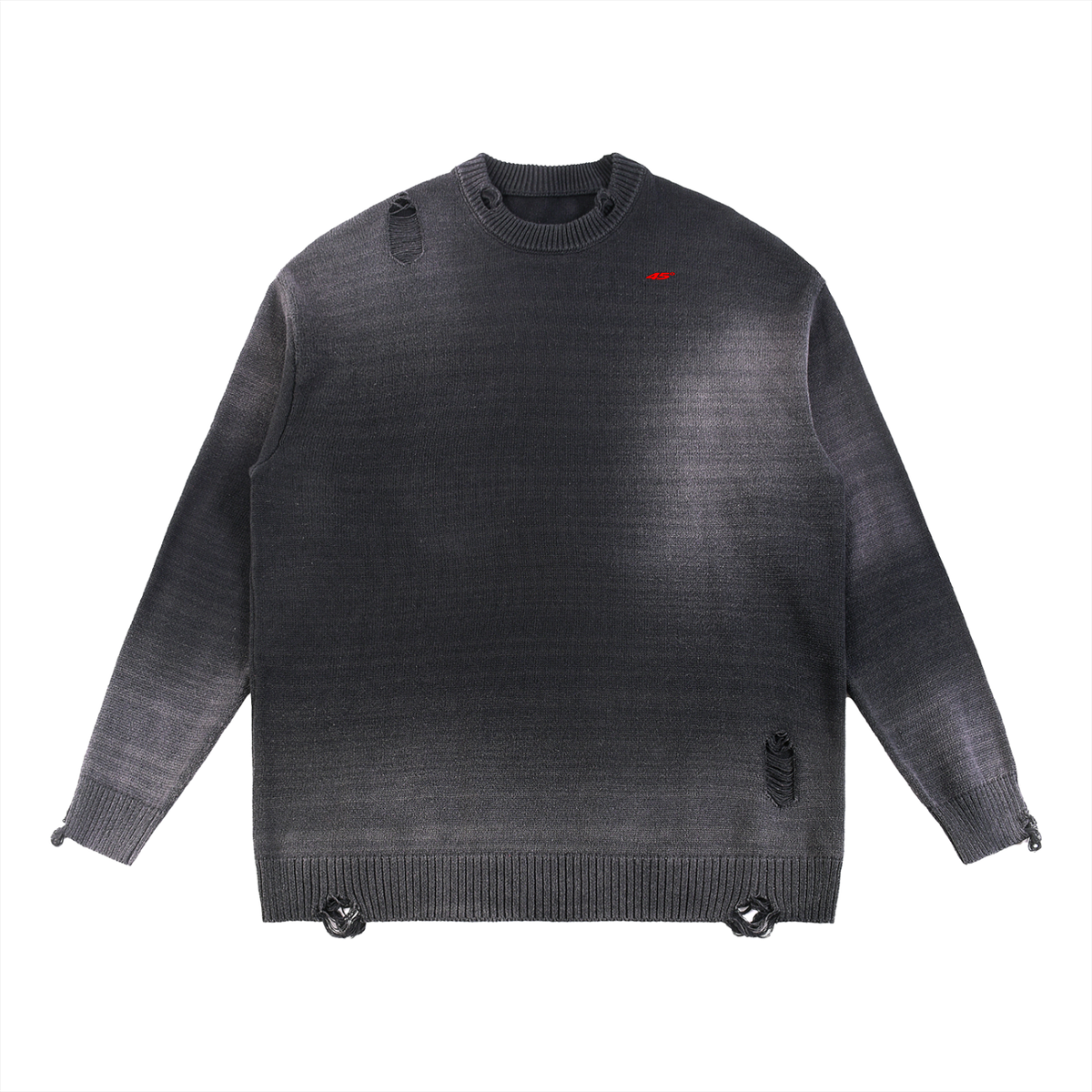 45° Sun-Fade Distressed Crewneck