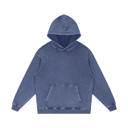 45° Snow Washed Loose Cotton Hoodie