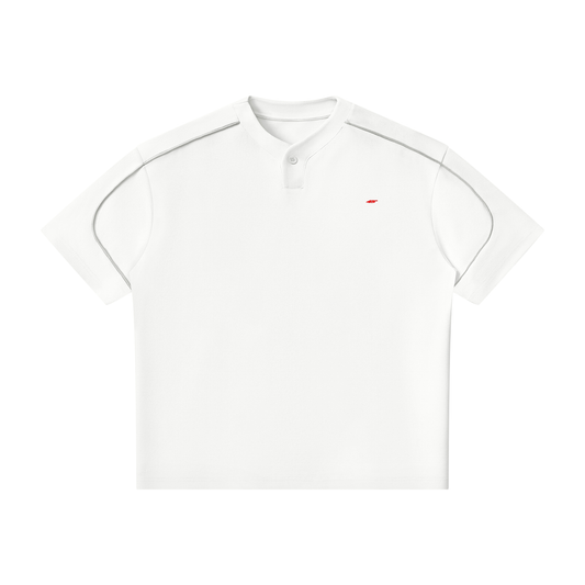 45° Oversized Piping Henley