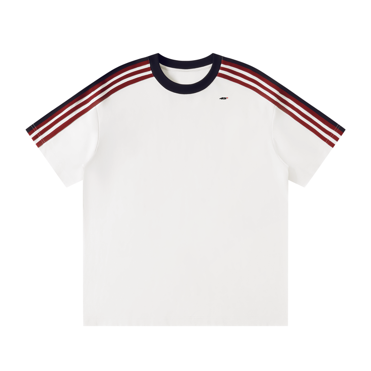 45° Colorblock Striped Tee