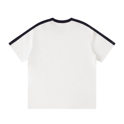 45° Colorblock Striped Tee