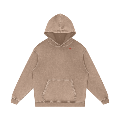 45° Snow Washed Loose Cotton Hoodie