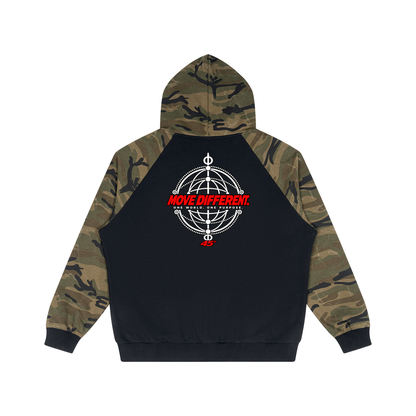 45° Camo-Splice Heavyweight Zip Hoodie