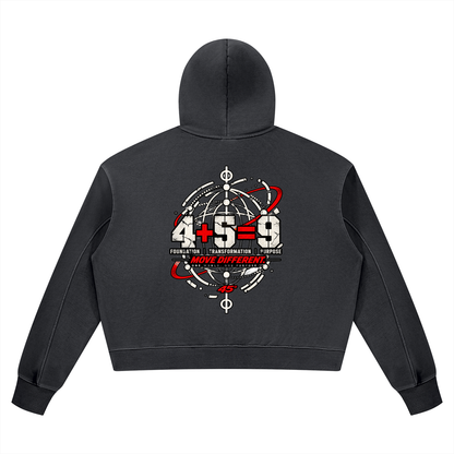 45° Women's Vintage Wash Boxy Hoodie