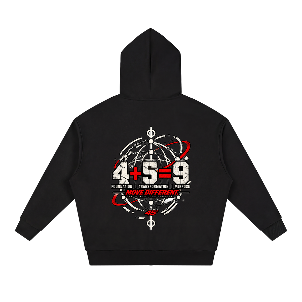 45° Heavyweight Full-Zip Hoodie