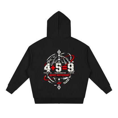 45° Heavyweight Full-Zip Hoodie