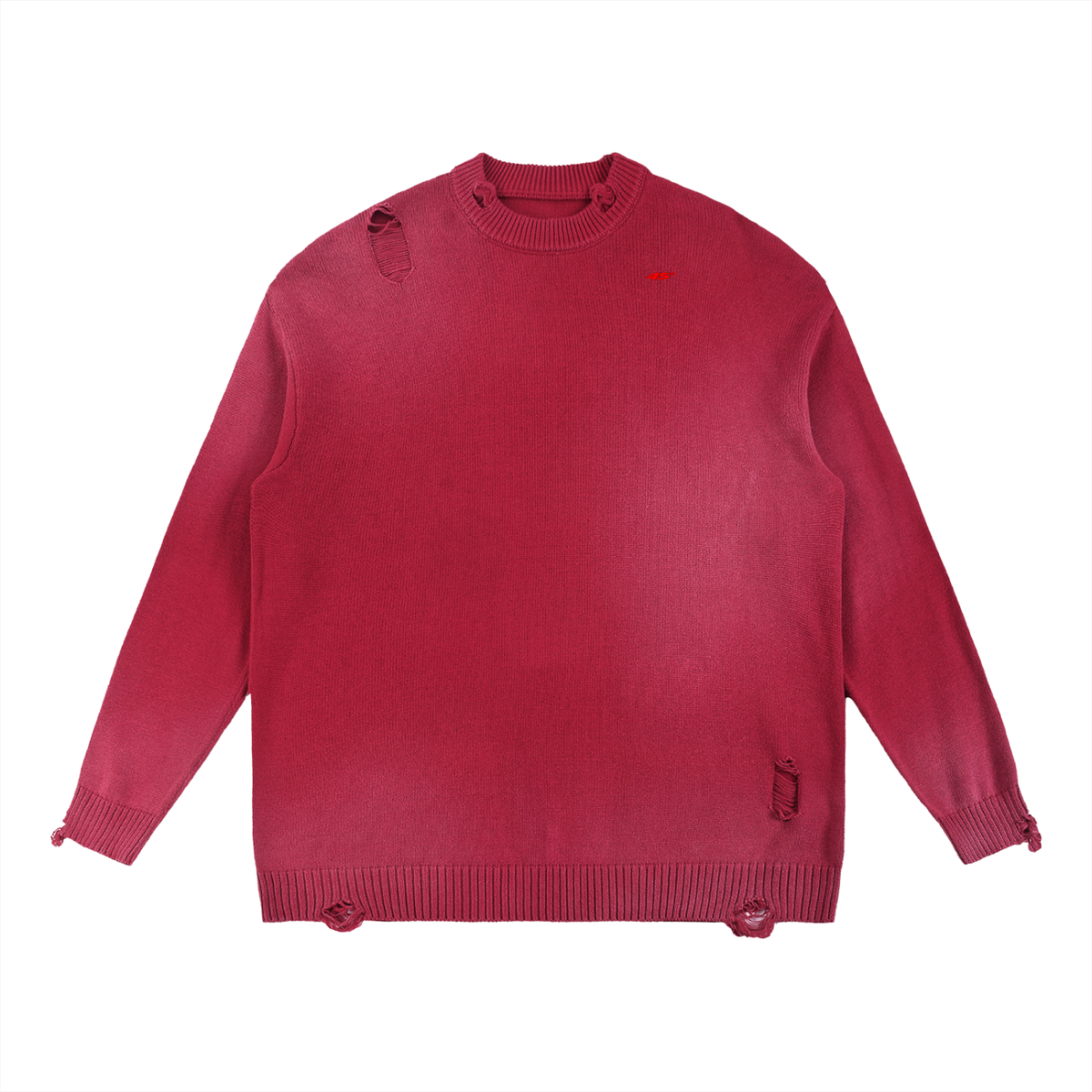 45° Sun-Fade Distressed Crewneck