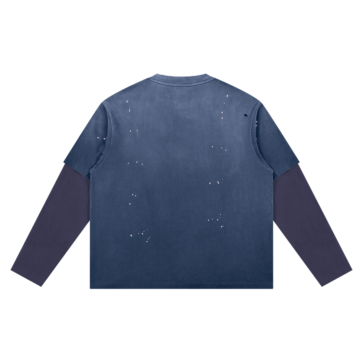 45° Vintage Wash Distressed Layer Tee