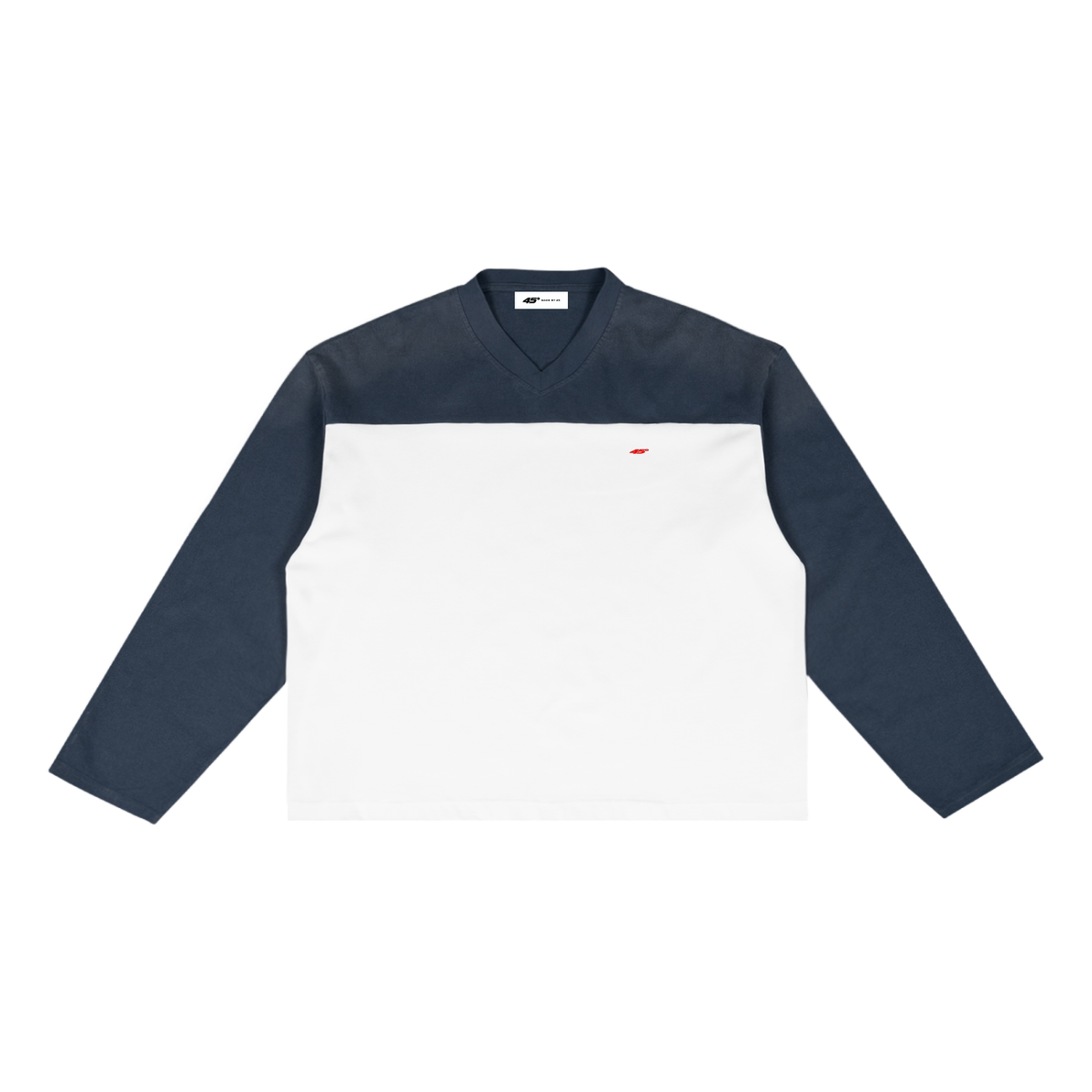 45° Sun-Fade Color-Block T-Shirt