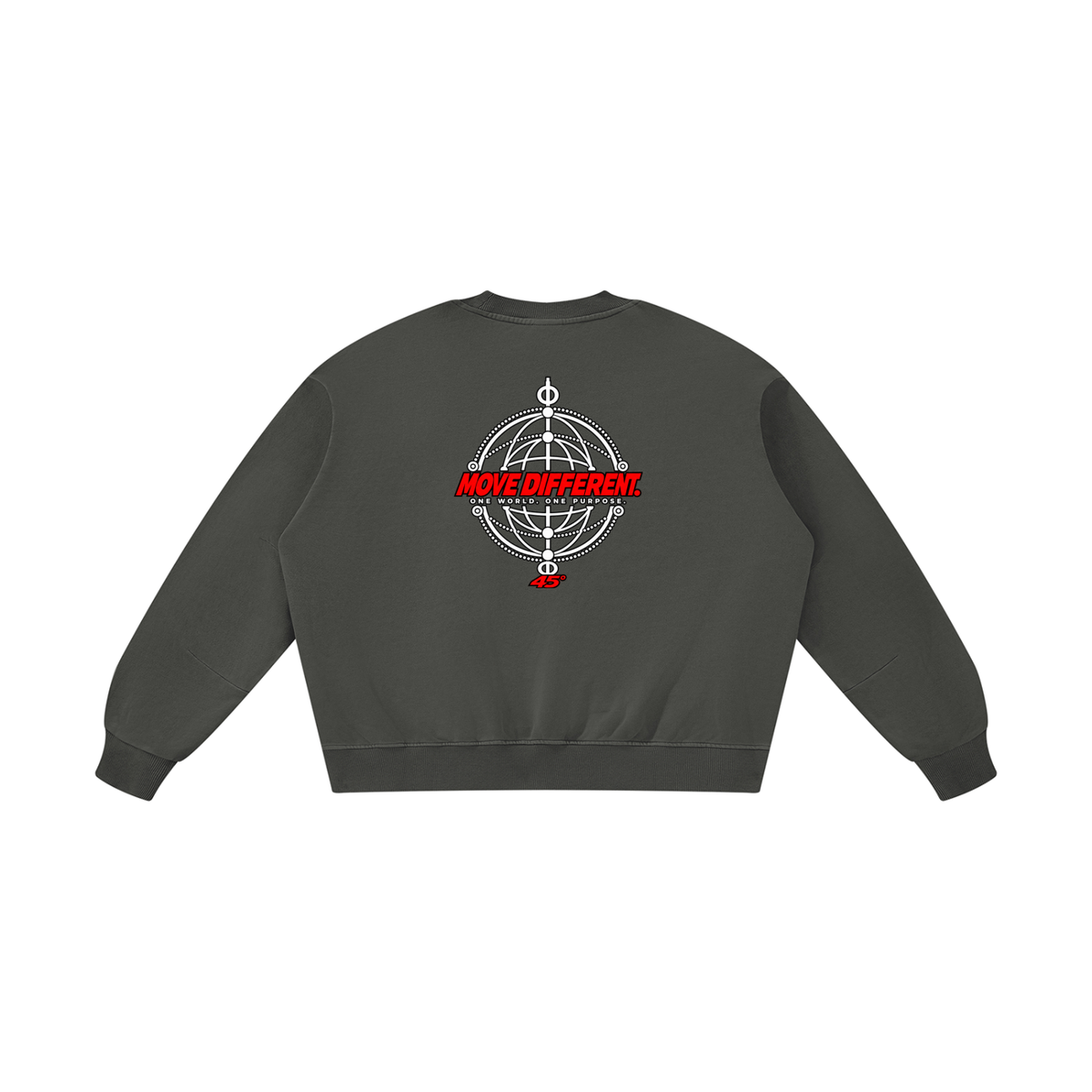 45° Unisex Boxy Vintage Washed Sweatshirt