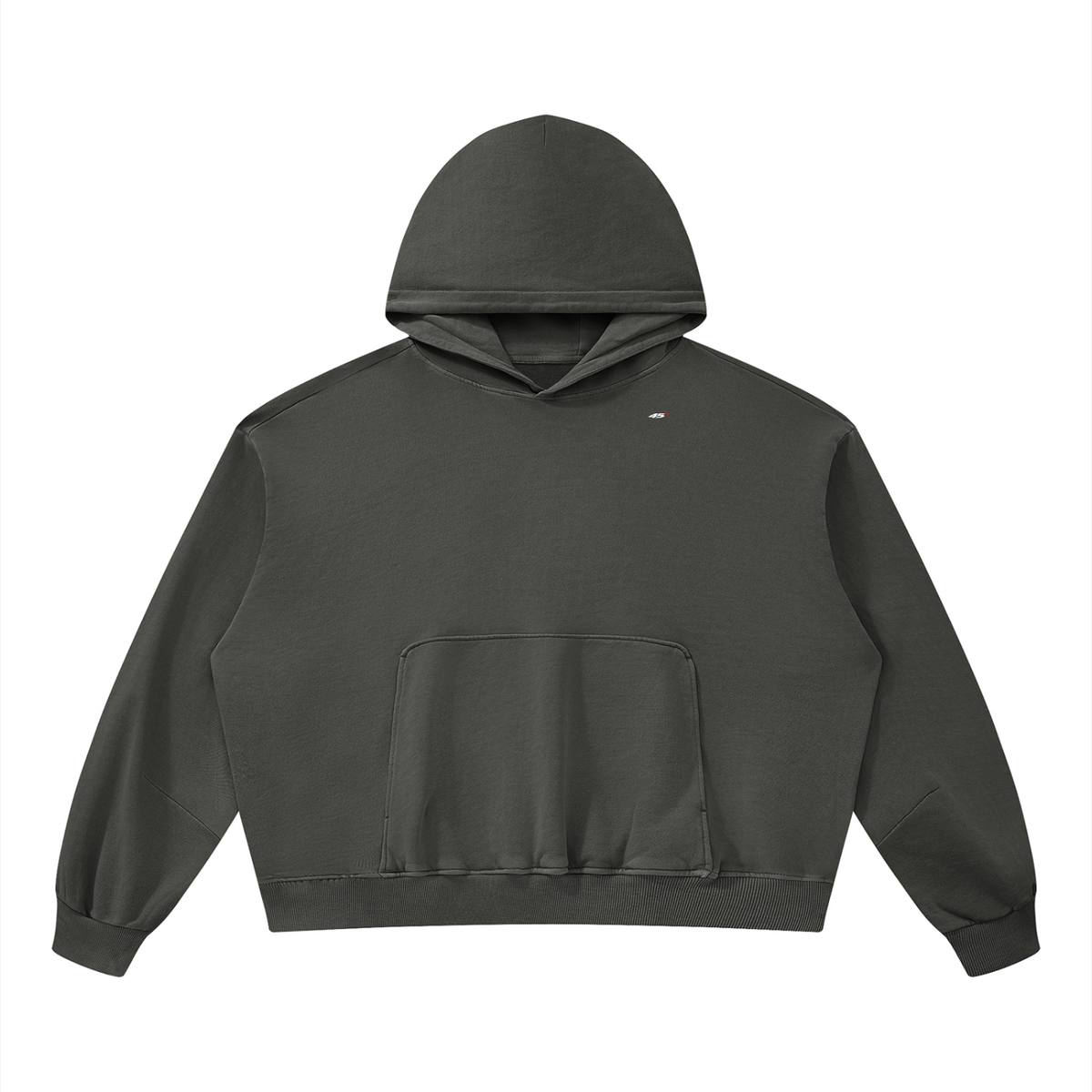 45° Unisex Boxy Vintage Washed Hoodie