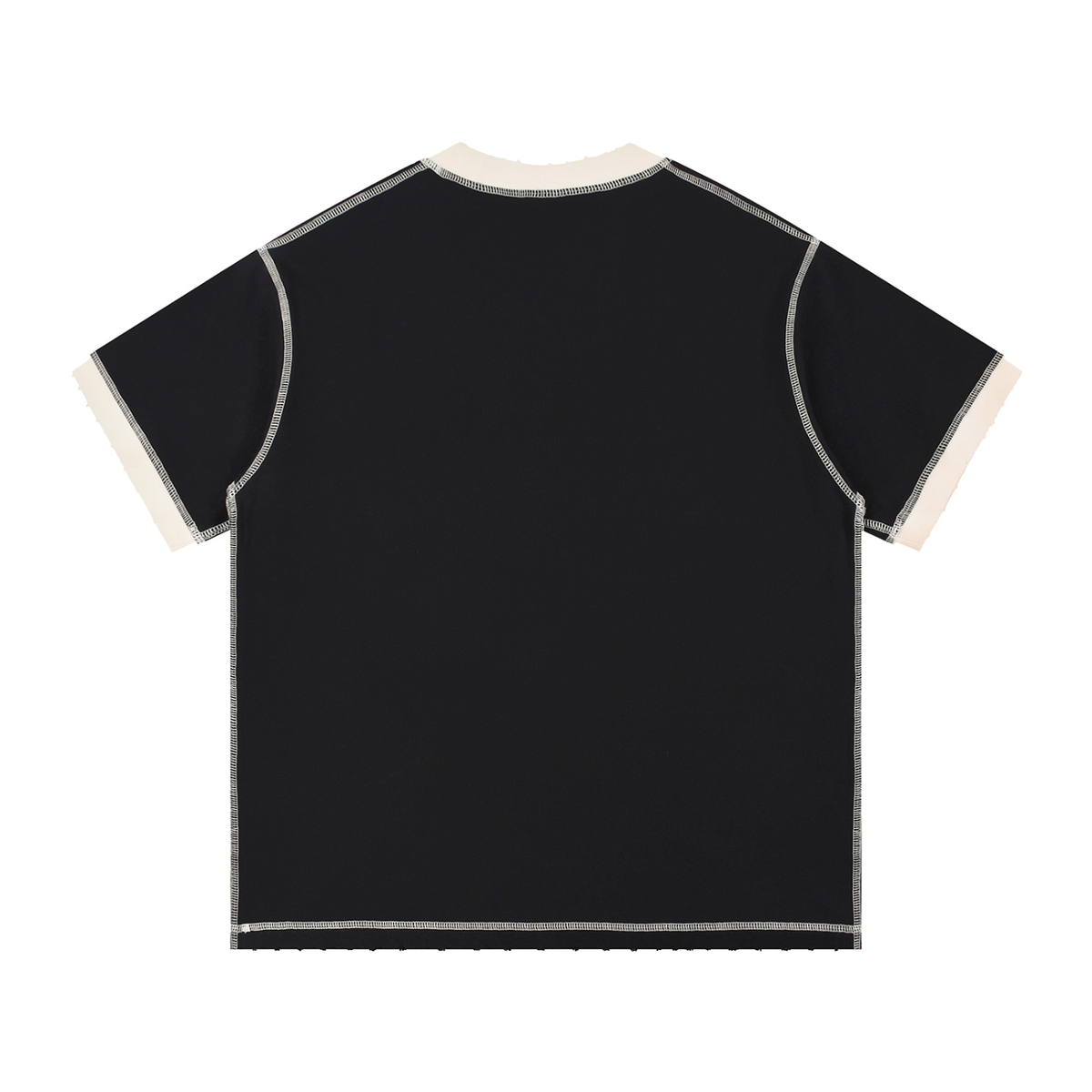 45° Unisex Contrast-Stitched Ringer T-Shirt