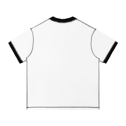 45° Unisex Contrast-Stitched Ringer T-Shirt