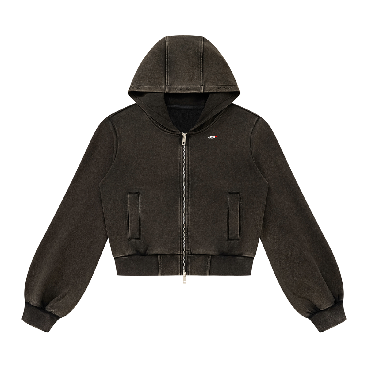 45° Women's Vintage Wash Full Zip Hoodie