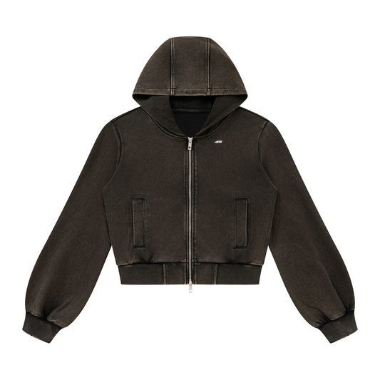 45° Women's Vintage Wash Full Zip Hoodie