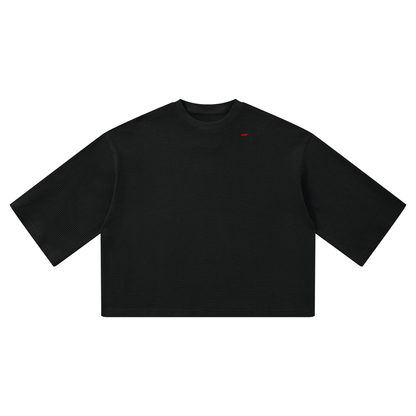 45° Unisex Waffle Boxy T-Shirt