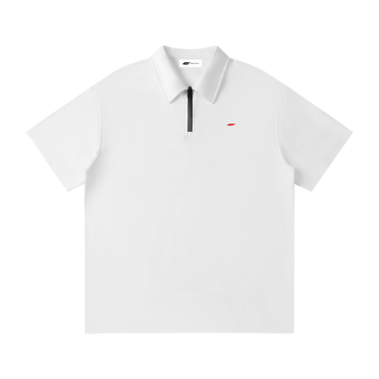 45° Unisex Quarter-Zip Polo Shirt