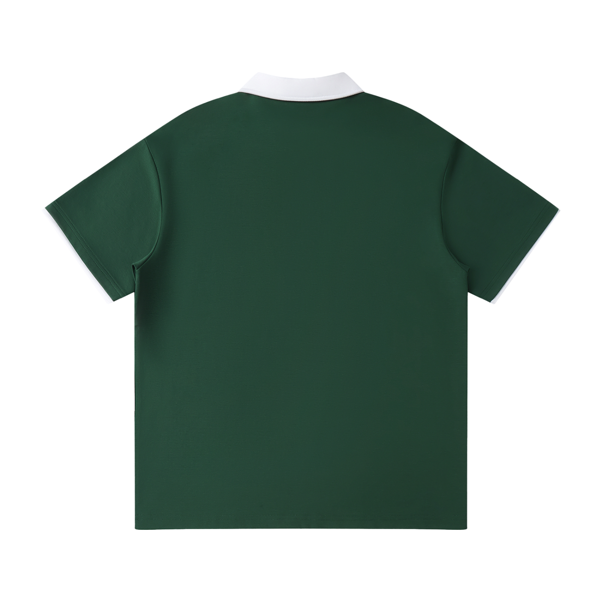 45° Contrast Collar Raglan Polo Shirt