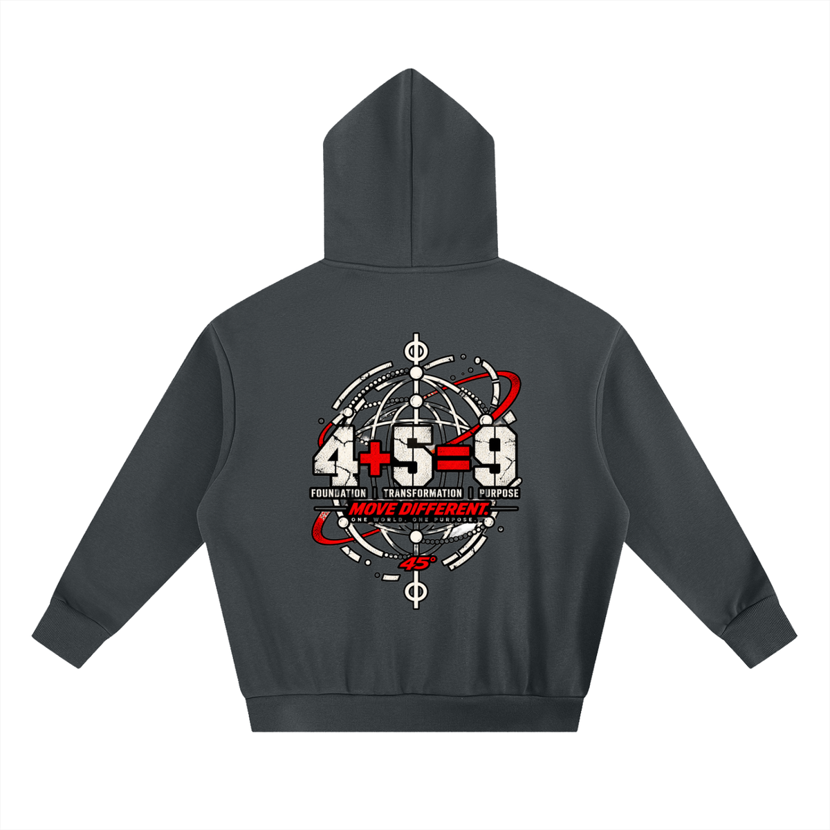 45° Heavyweight Boxy Fleece Hoodie