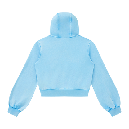 45° Women's Vintage Wash Full Zip Hoodie