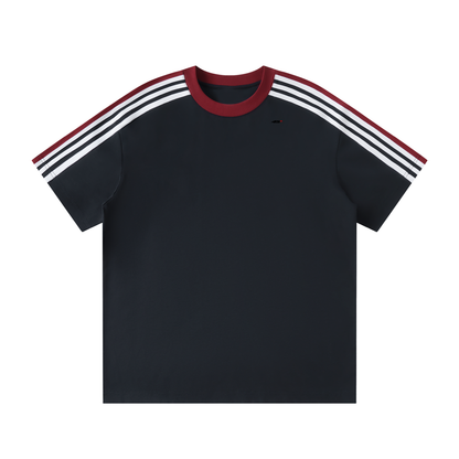 45° Colorblock Striped Tee