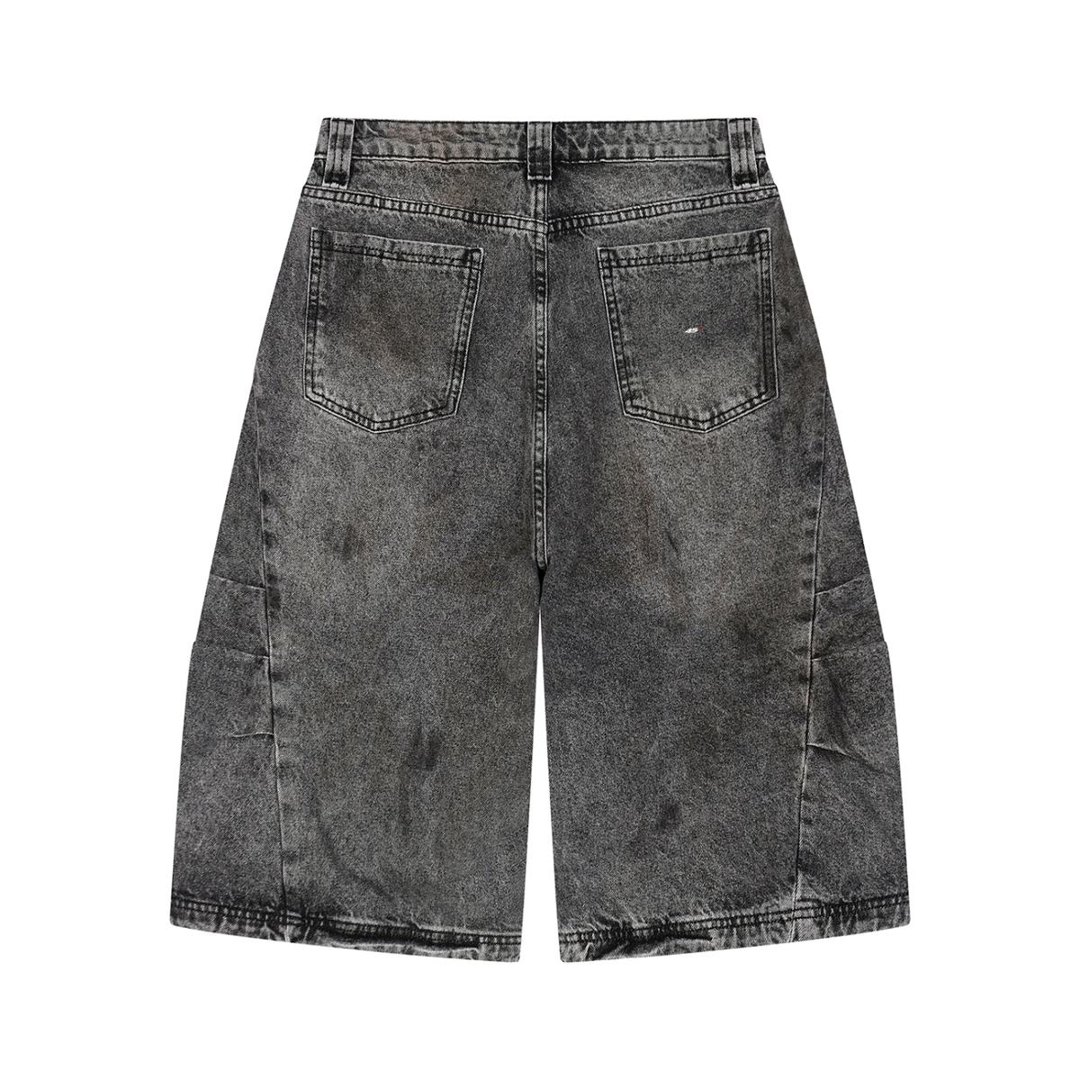 45° Vintage Wash Wide-Leg Denim Jeans