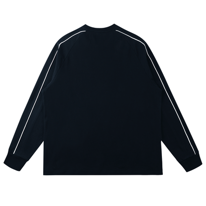 45° Contrast Panel Raglan Sweatshirt