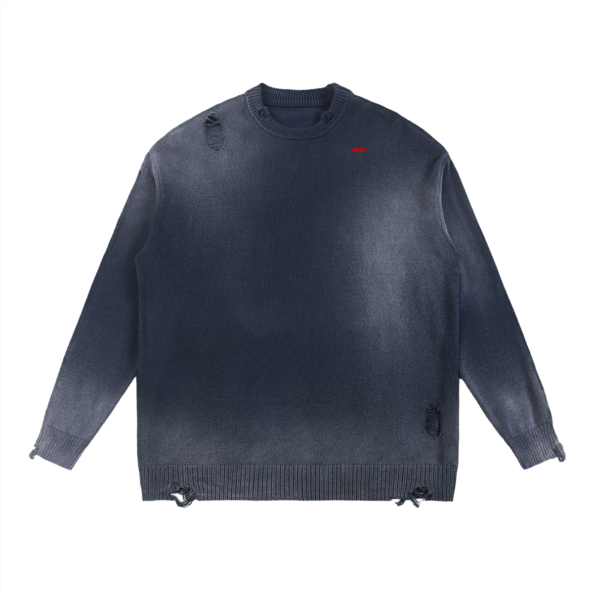 45° Sun-Fade Distressed Crewneck