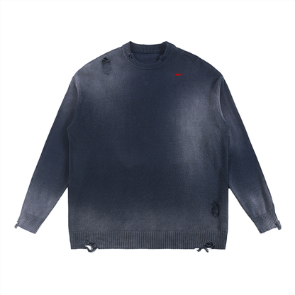 45° Sun-Fade Distressed Crewneck