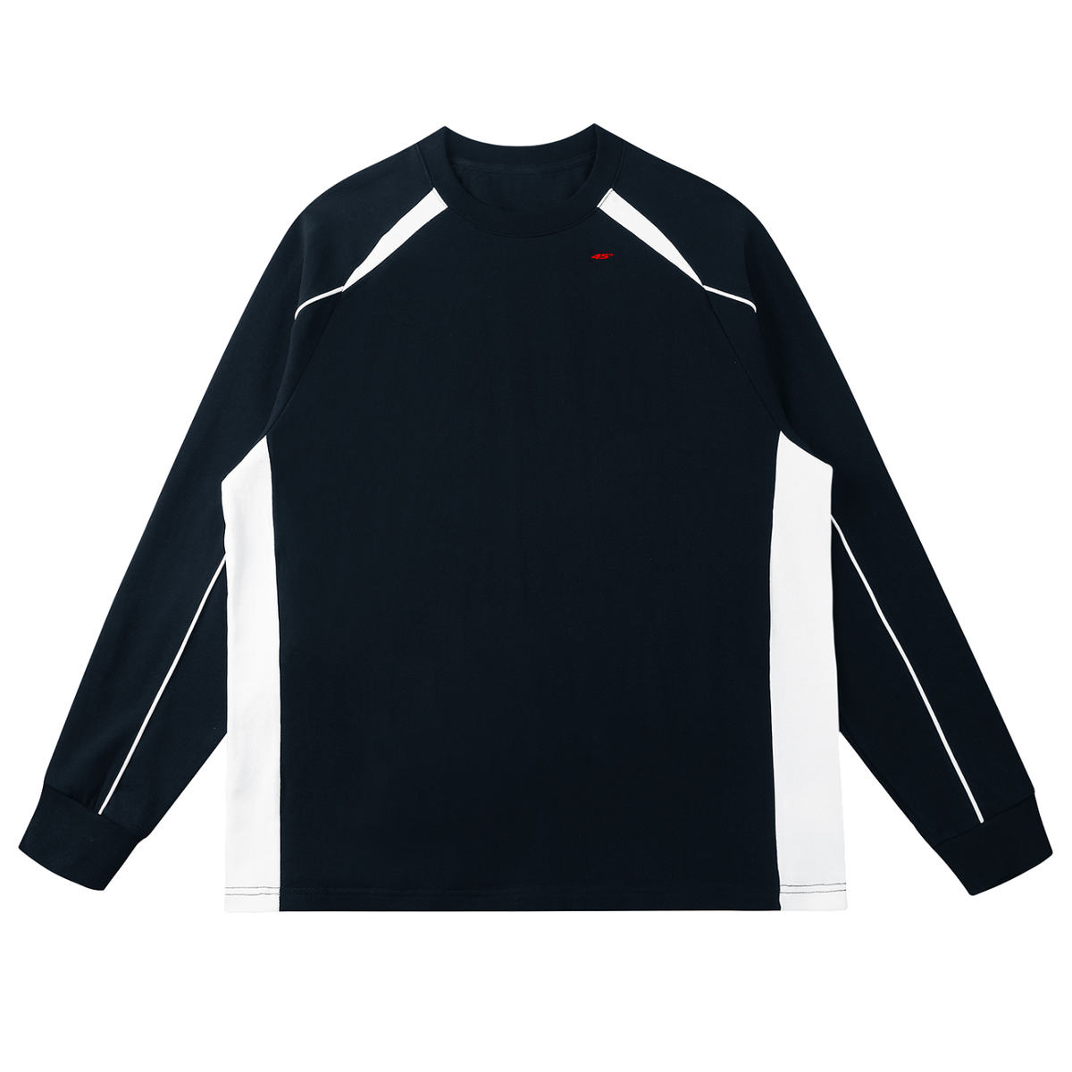 45° Contrast Panel Raglan Sweatshirt