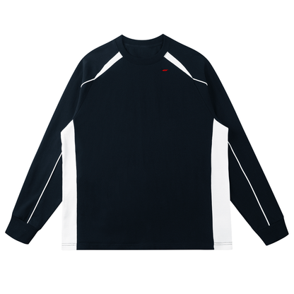 45° Contrast Panel Raglan Sweatshirt