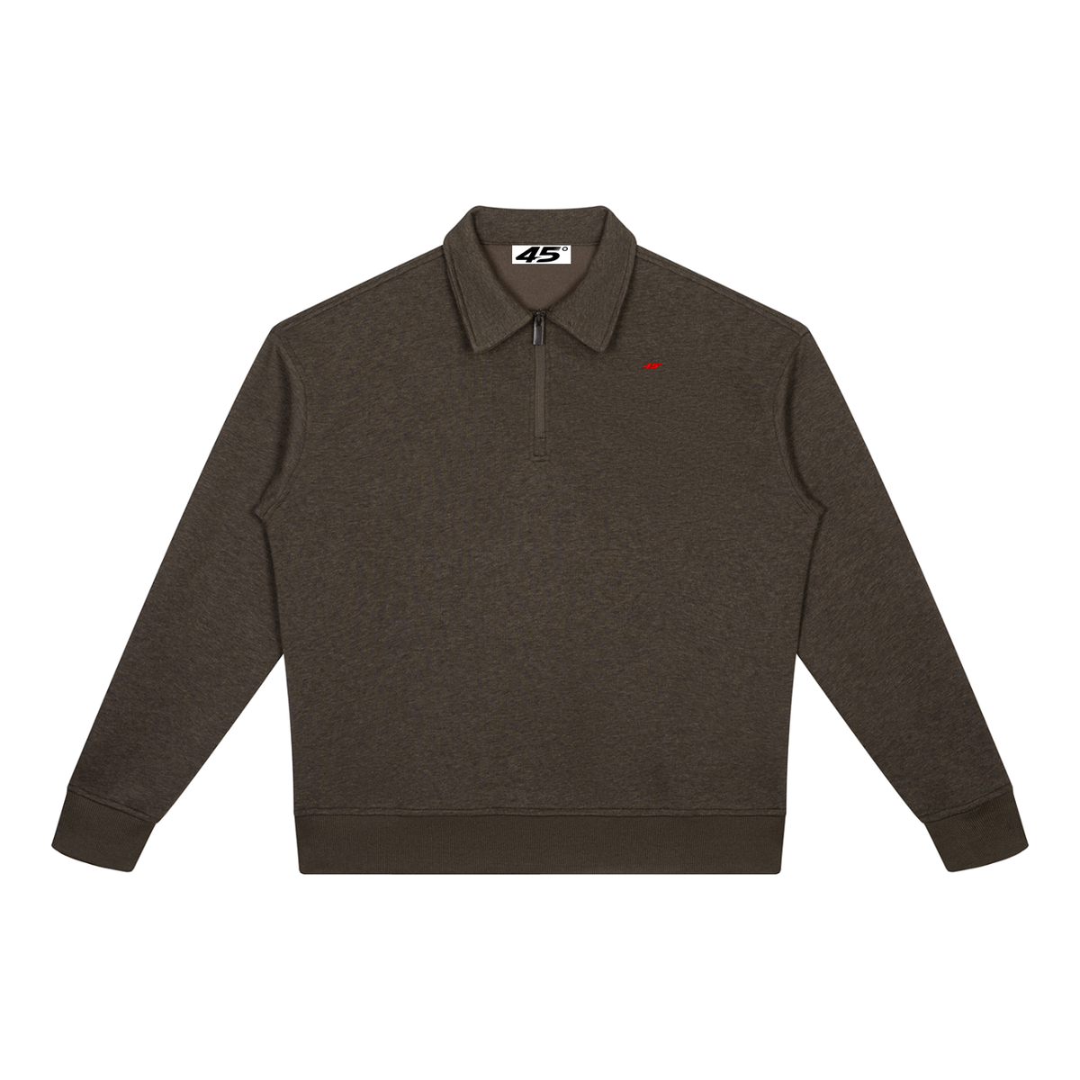 45° Relaxed Boxy Quarter-Zip Sweatshirt