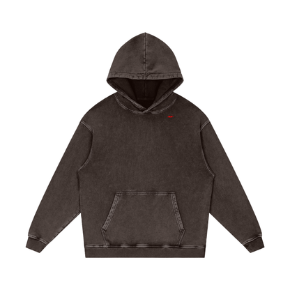 45° Snow Washed Loose Cotton Hoodie