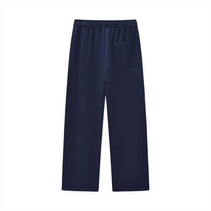 45° Curved Stripe Straight-Leg Sweatpants