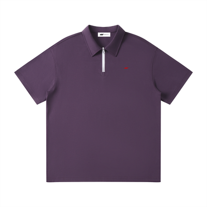 45° Unisex Quarter-Zip Polo Shirt