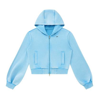 45° Women's Vintage Wash Full Zip Hoodie