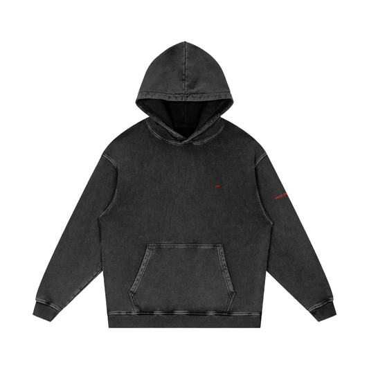 45° Snow Washed Loose Cotton Hoodie