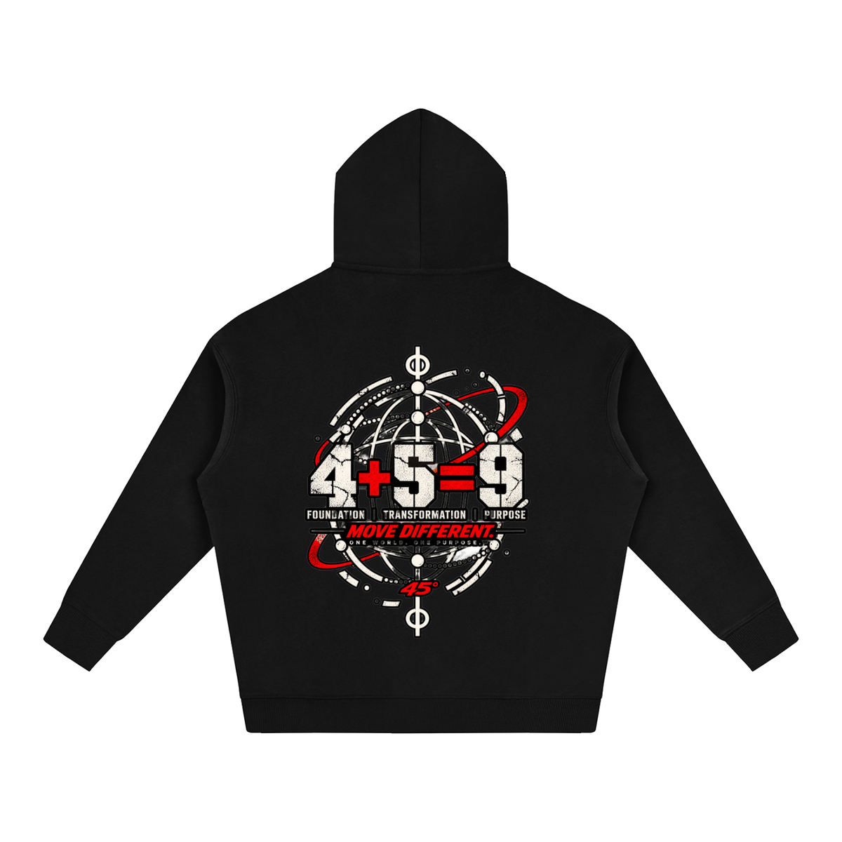 45° Oversized Fleece Hoodie