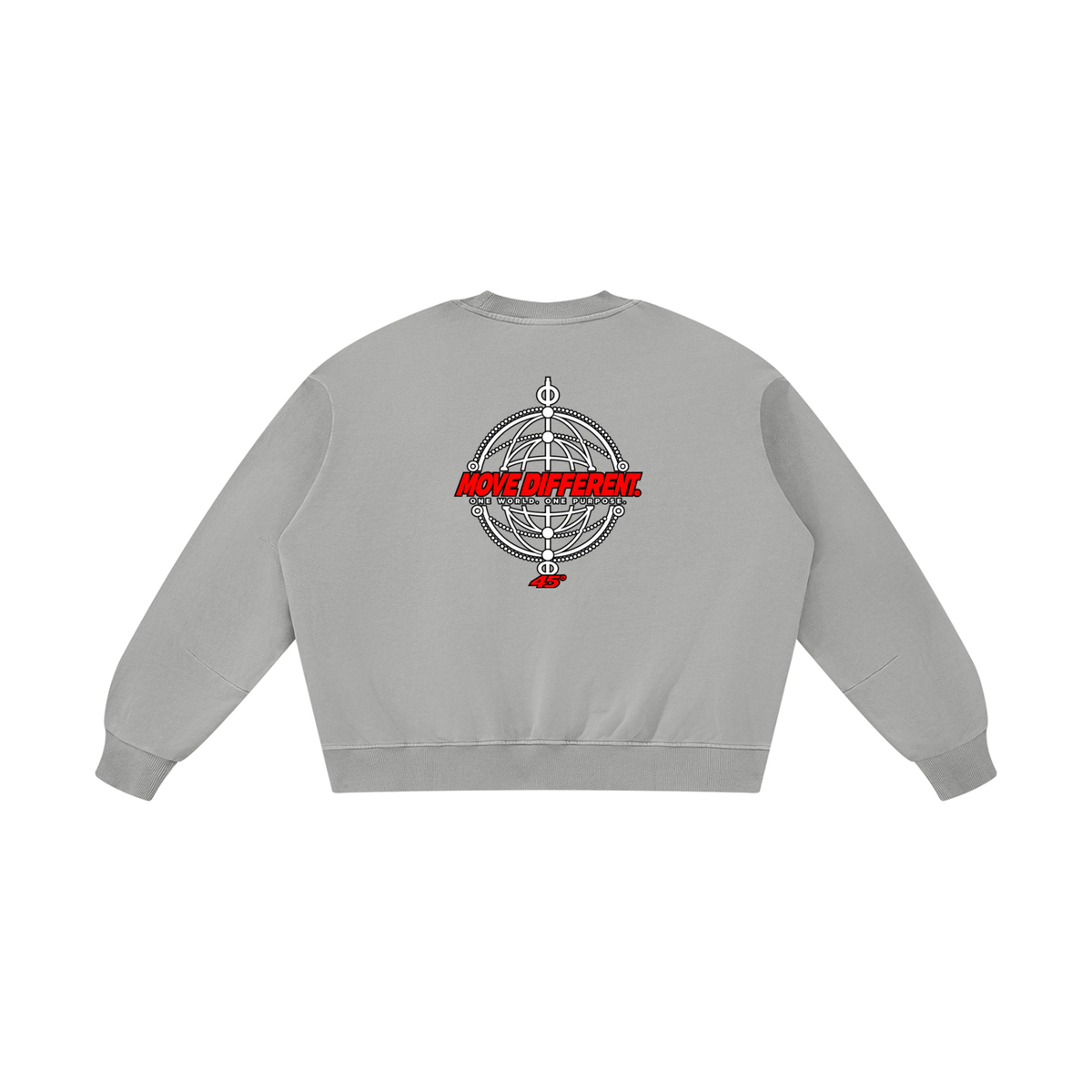 45° Unisex Boxy Vintage Washed Sweatshirt