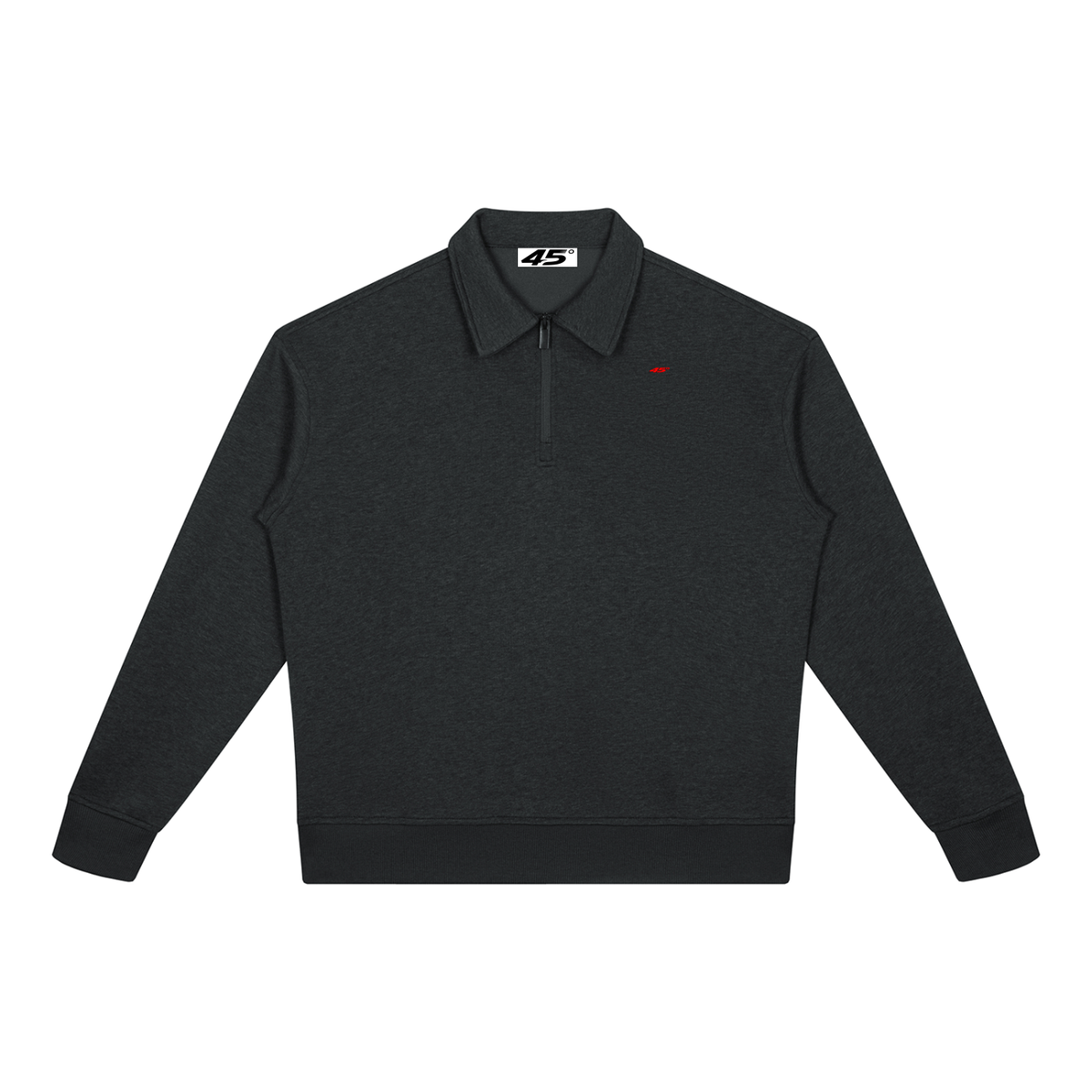 45° Relaxed Boxy Quarter-Zip Sweatshirt