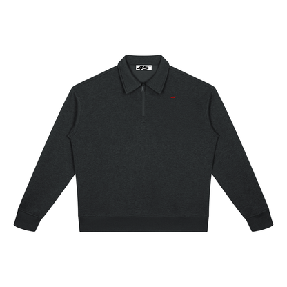 45° Relaxed Boxy Quarter-Zip Sweatshirt