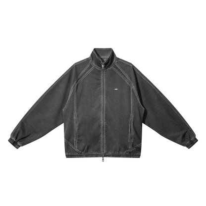 45° Vintage Wash Mesh Track Jacket