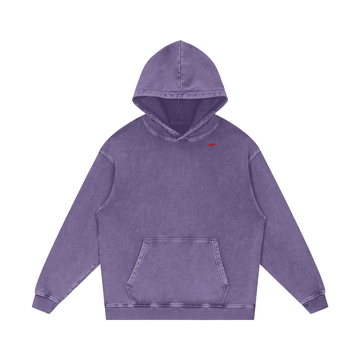 45° Snow Washed Loose Cotton Hoodie
