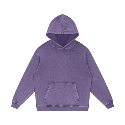 45° Snow Washed Loose Cotton Hoodie