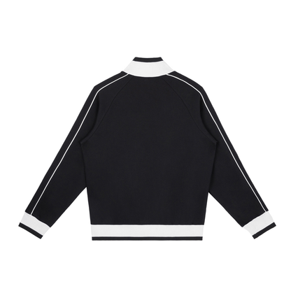 45° Colour-Block Zip Track Jacket