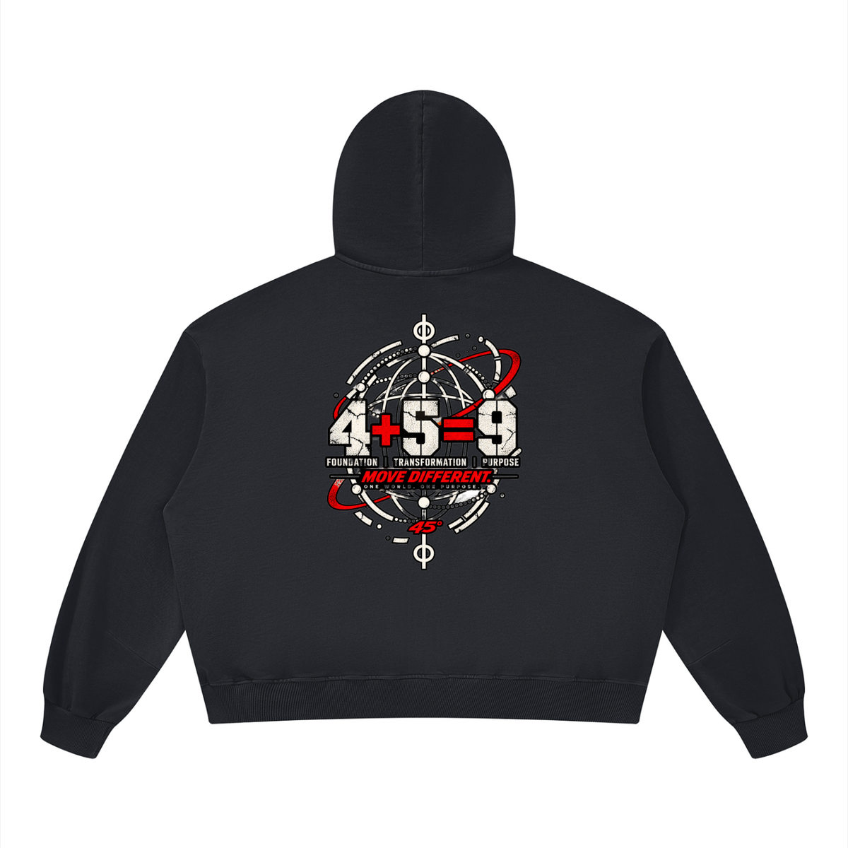 45° Unisex Boxy Vintage Washed Sweatshirt