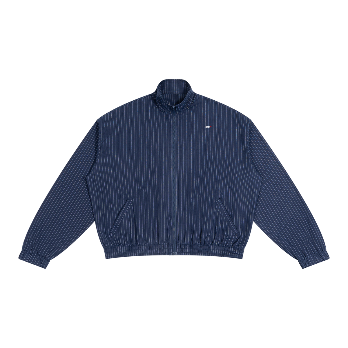 Unisex Striped Full-Zip Track Jacket