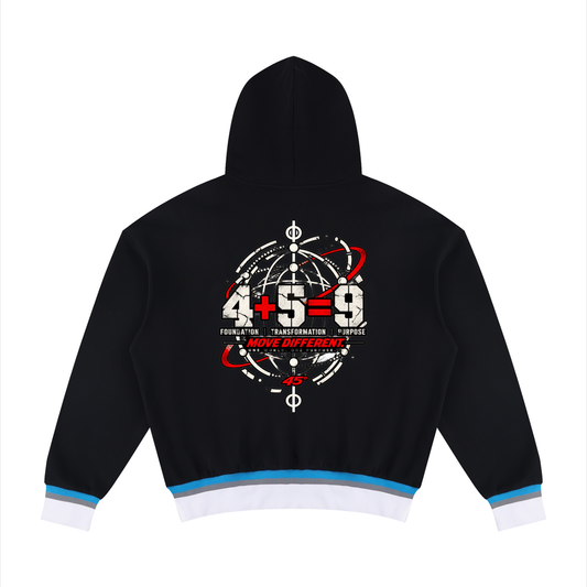 45° Color Block Boxy Hoodie
