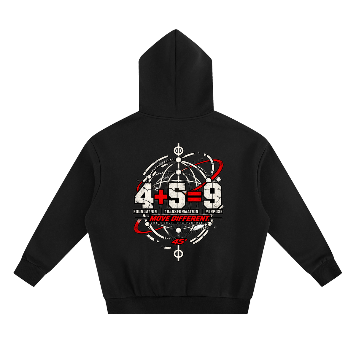 45° Heavyweight Boxy Fleece Hoodie