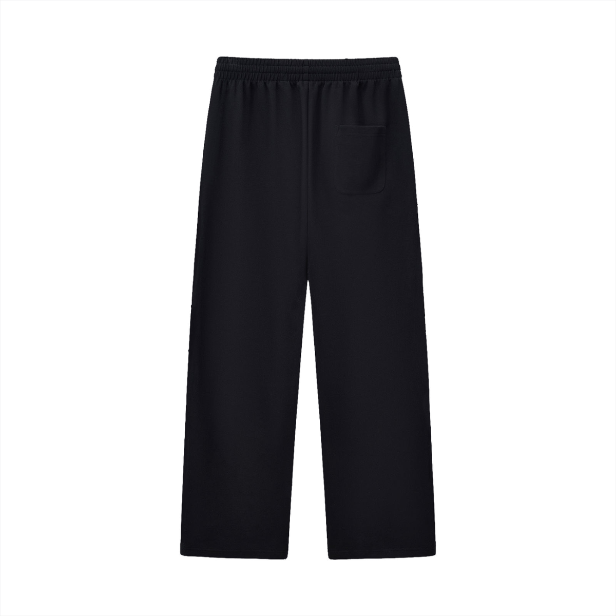 45° Curved Stripe Straight-Leg Sweatpants